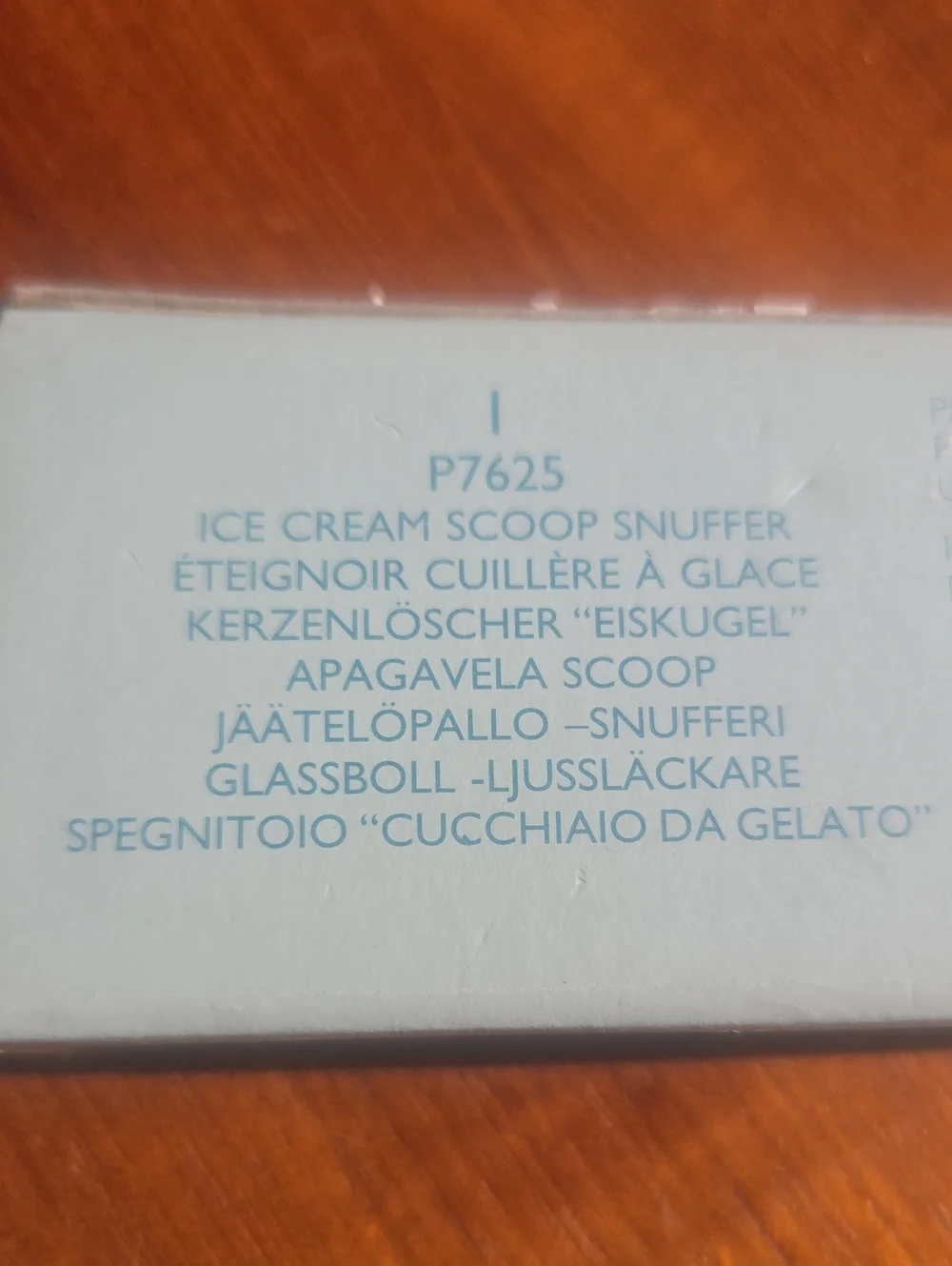 PartyLite Silver Ice Cream Candle Snuffer NIB RETIRED P7625